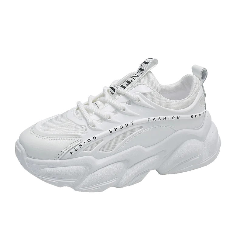 

Кроссовки женские спортивные на платформе, Вулканизированная подошва, хорошая дышащая повседневная обувь для бега