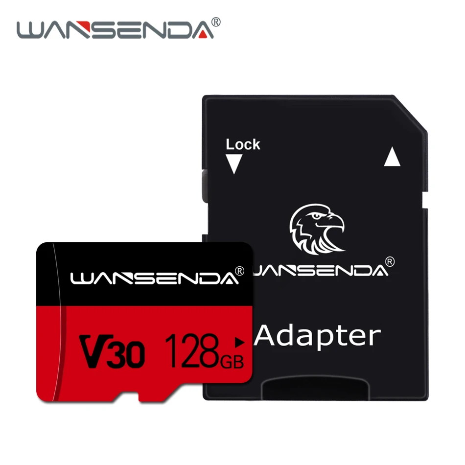 WANSENDA карта памяти 128 Гб 64 ГБ 32 16 8 Micro SD класс 10 флэш Microsd TF карты с бесплатным