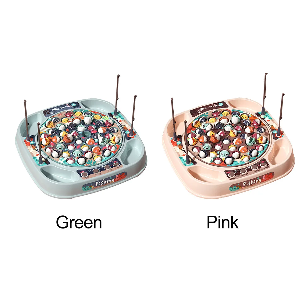 

Training Multi-function Boys Girls Fishing Toy Set Educational Home For Kids Birthday Gift Board Game With Music Accessories Fun