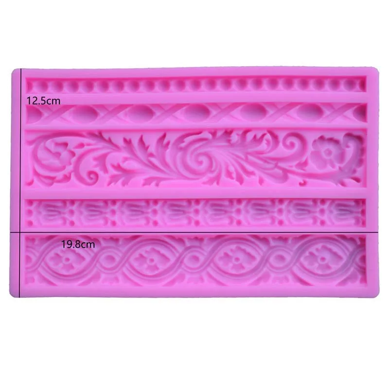 

Cake Silicone Mold Beautiful Flower Pattern Decoration DIY Chocolate Cake Dessert Bread Mousse Jelly Decorating Clay Molds