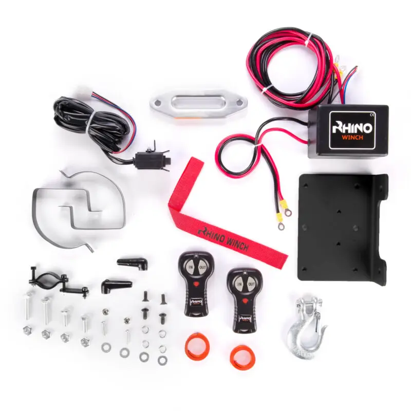 

RU Delivery 3000LB 12V OFF-ROAD CAR ATV Electric Winches With Wireless Remote Control Eleceric Winch Dyneema