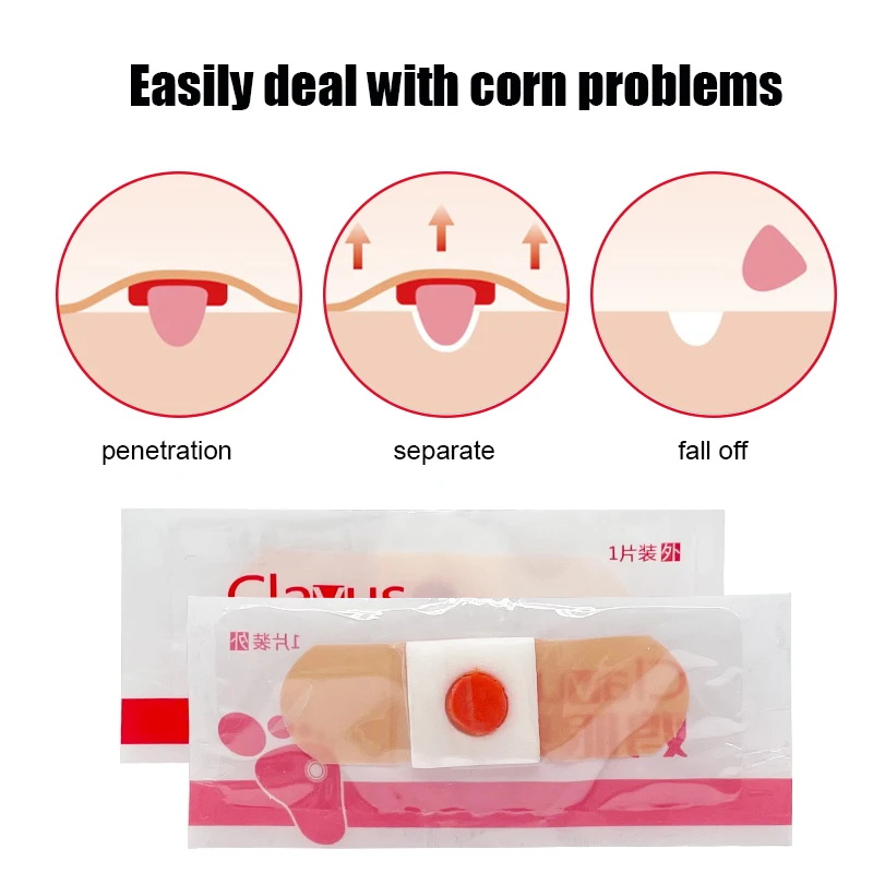 50PCS Detox Foot Pads Patches Feet Care Medical Plaster Corn Removal Remover Callus Health Patch | Красота и здоровье