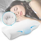 Ортопедическая подушка из пены с эффектом памяти, подушка в форме бабочки с медленным восстановлением формы, для здоровья шеи, постельные принадлежности для шеи, дропшиппинг