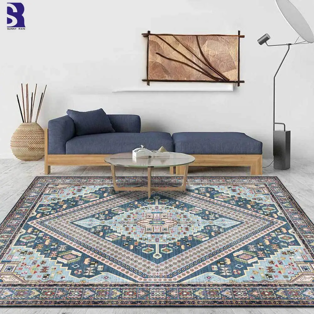 

SunnyRain 1-piece Fleece Carpets for Bed Room Area Rug for Living Room