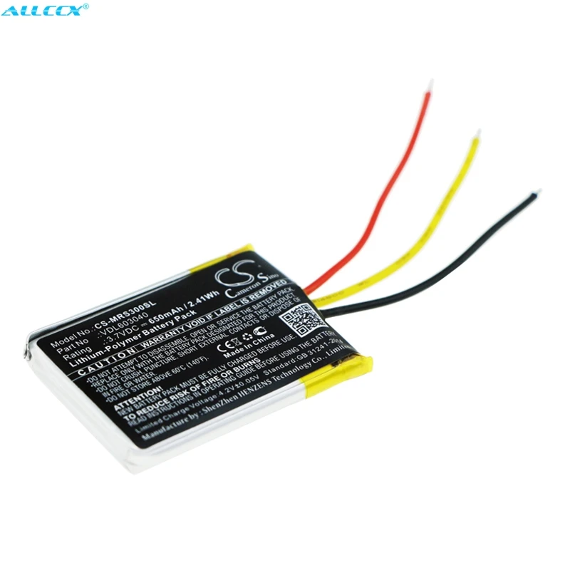 Аккумулятор Cameron Sino VDL603040 650 мАч для Marshall Major II основная Bluetooth III MID|Цифровые