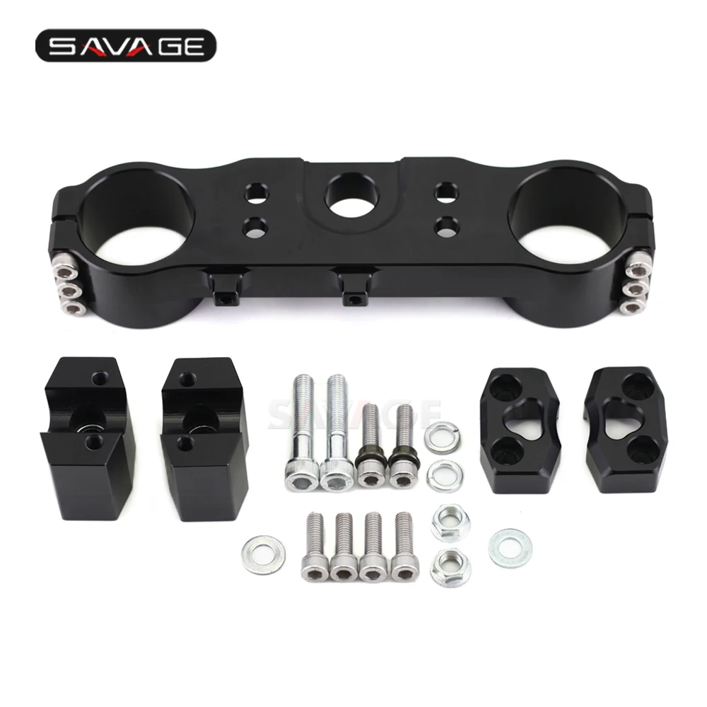 

For SUZUKI DR-Z 400 SM 2005-2020 Front Fork Upper Triple Tree Handlebar Risers Increased Clamp Cover Motorcycle DRZ400SM 19 17