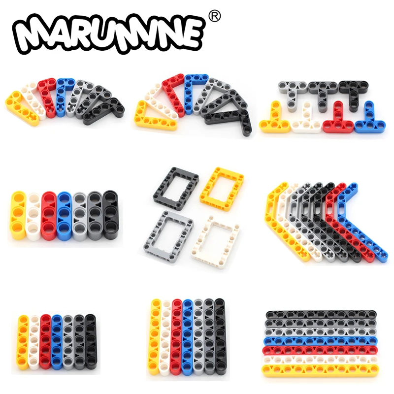 MARUMINE 50 шт./лот технология Liftarm прямые блоки техника подъем рука строительные