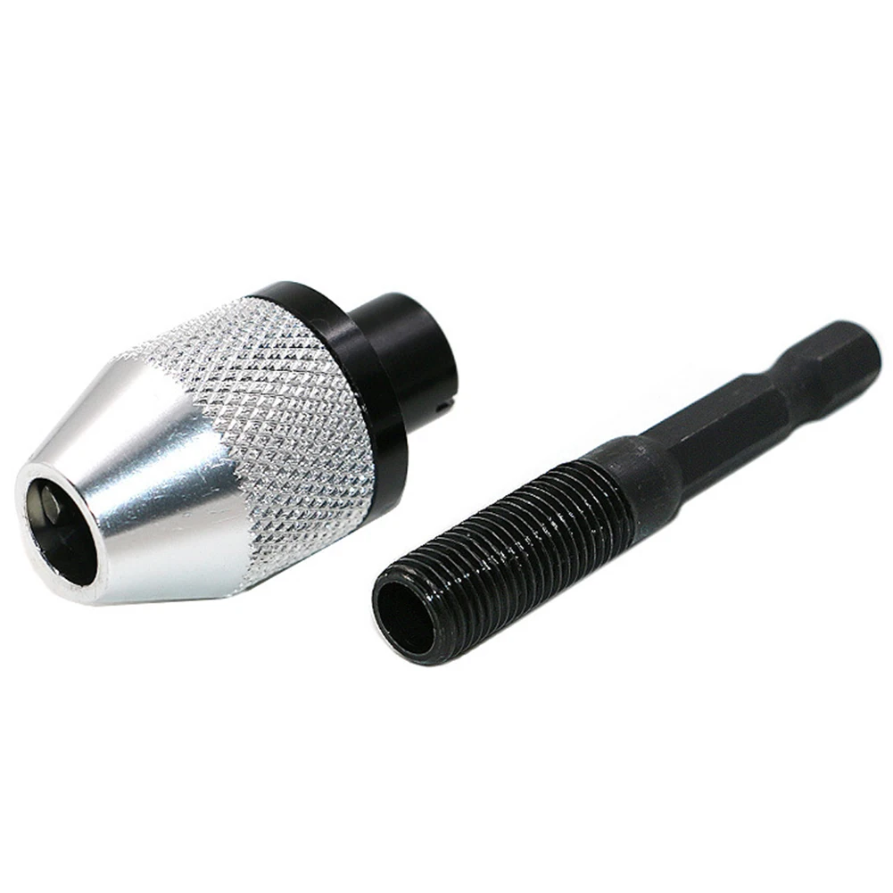 

New Keyless Drill Chuck Quick Change Adapter 1/4 '' Hex Shank Drill Chuck Converter for 0.3mm-3mm Change Convertor Adapter Tools