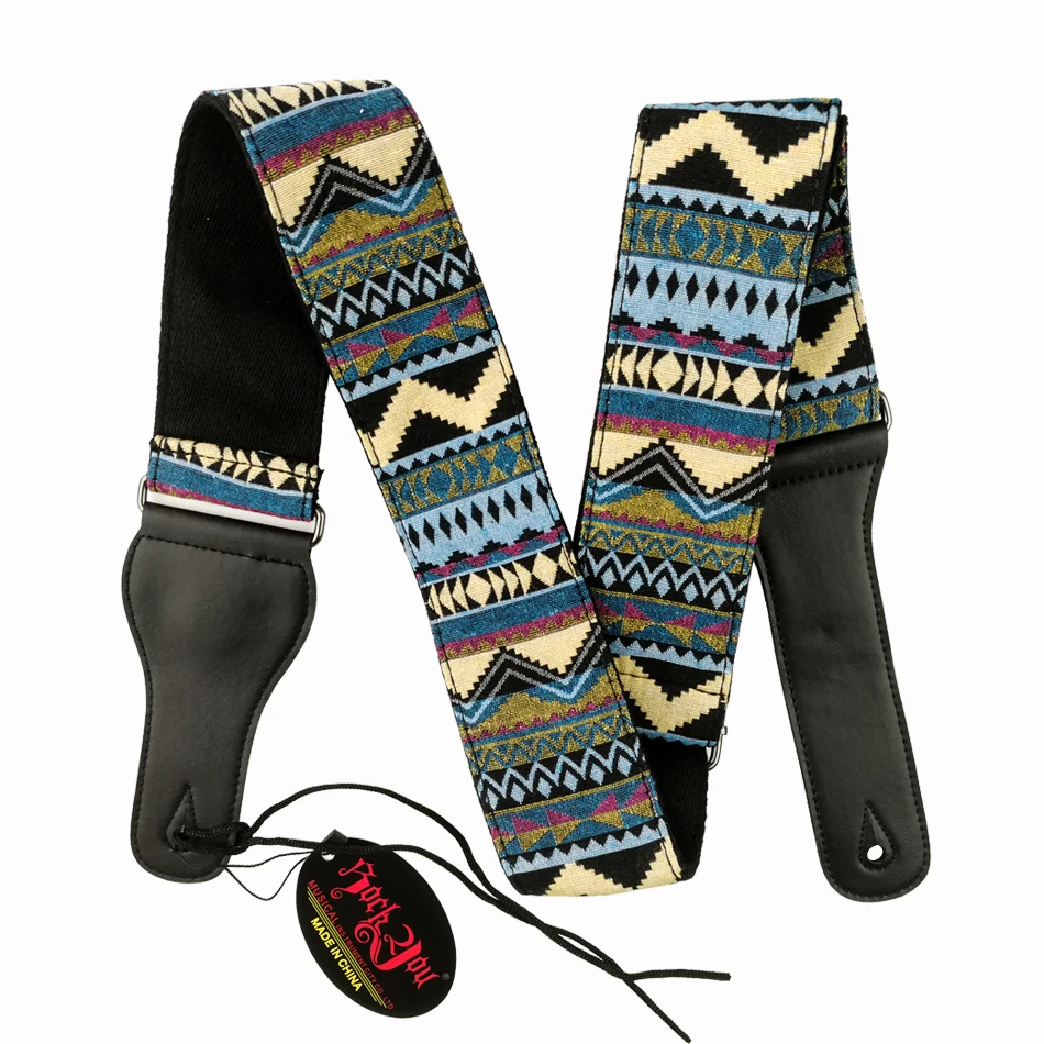 Кожаный ремень для гитары хлопчатобумажный длина 145 см ширина 6 2 | Спорт и