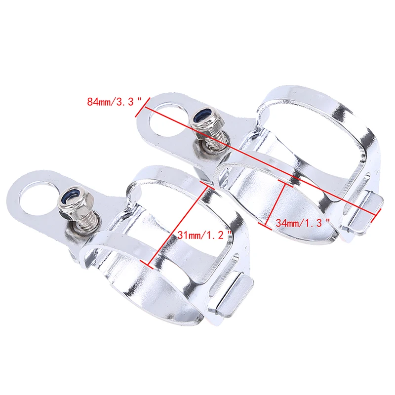 Кронштейн для поворотников POSSBAY хромированный держатель мотоциклетной лампы