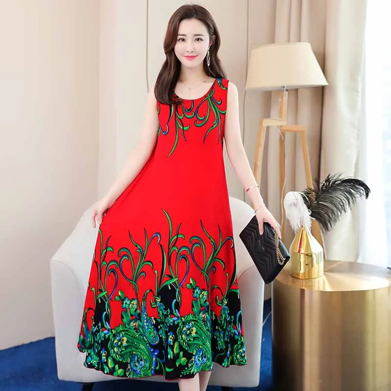 color 2 Новинка размера плюс, женское летнее платье, vestidos стильная женская одежда, свободная Женская одежда, повседневные летние платья для вечеринок - Цвет: color 2