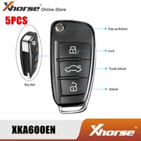 xhorse xka600en universal remote key 3 buttons for audi a6l q7 type 5 pcslot