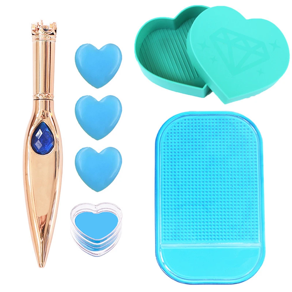 

Новый инструмент для алмазной живописи Стразы, точечная ручка, «сделай сам», аксессуары для алмазной вышивки с бутылкой, воском и лотком, на...