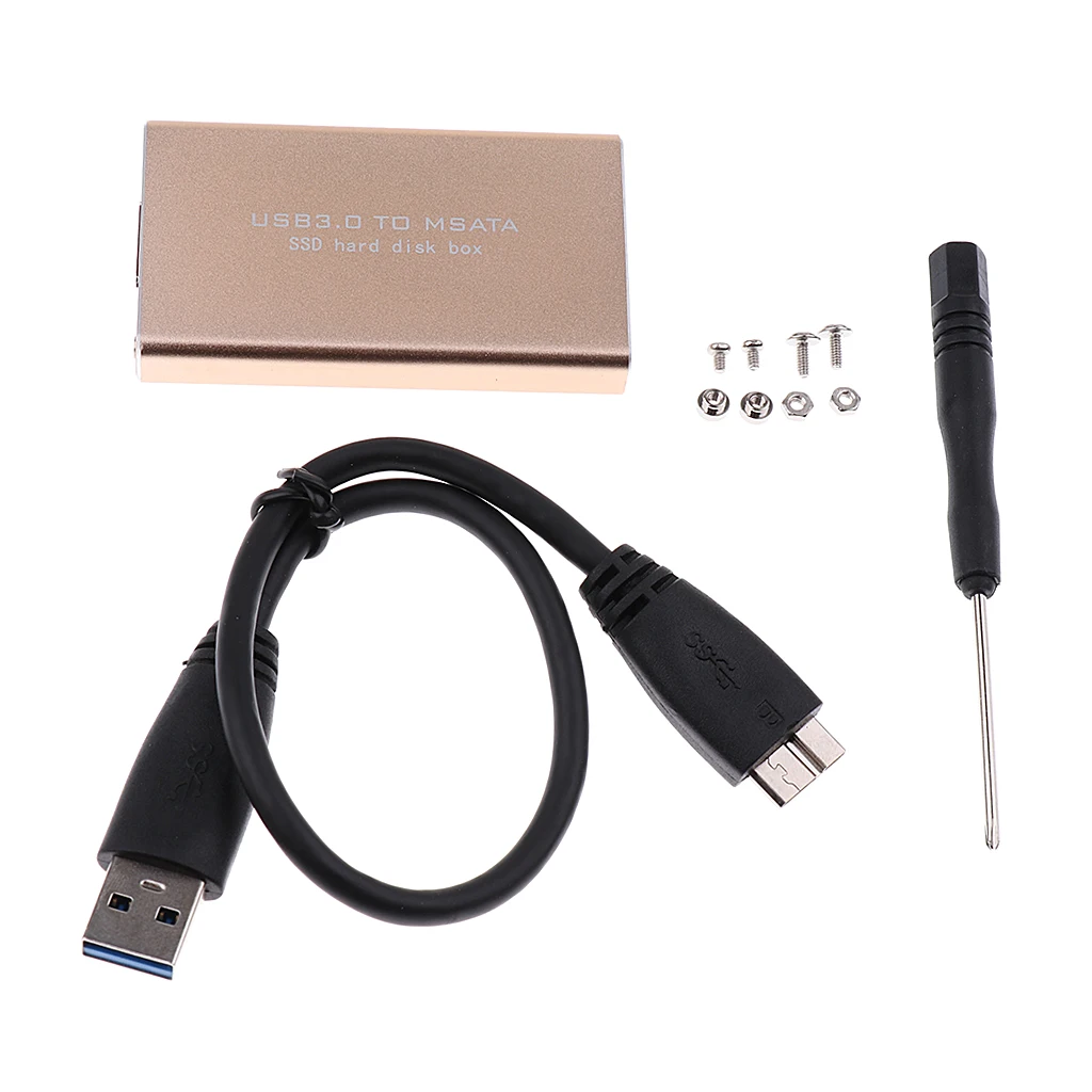 

Конвертер mSATA SSD на USB 3,0, адаптер, внешний корпус, чехол, бокс UASP