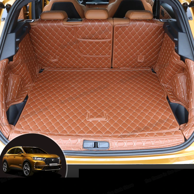 Кожаный коврик lsrtw2017 для багажника автомобиля подкладка груза citroen ds7 2018 2019 2020