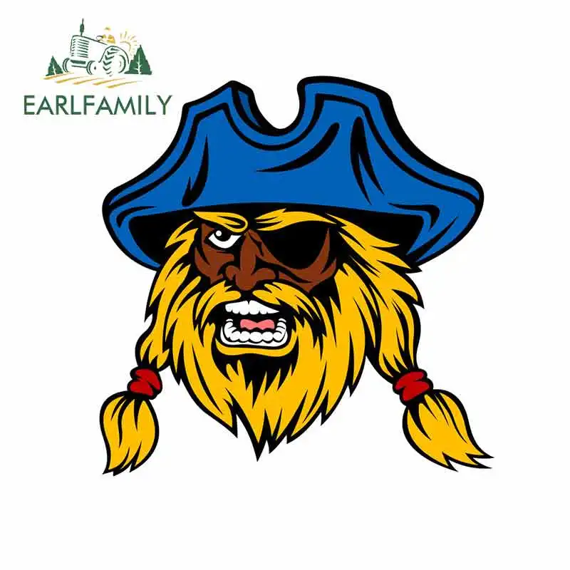 EARLFAMILY 13 см x мультяшный капитан пират с длинными волосами в шляпе изящная
