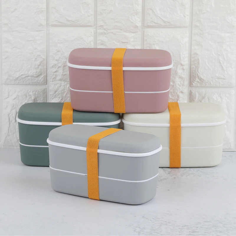 1 шт. отсеки и герметичный ремешок посуда японская коробка для еды BPA Free bento