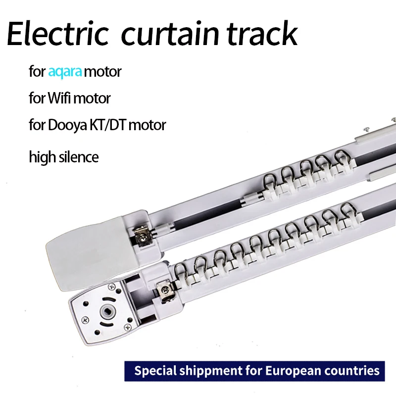 

Smart Electric CurtainTrack for aqara motorDooya tuya wifi motor Customizable Super Quite for smart home for EU main country