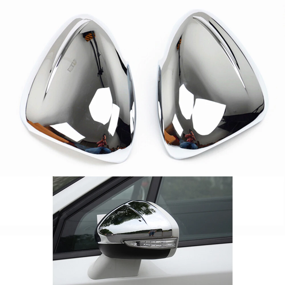 

Car Accessories Wing Mirror Chrome Trim Cover Rear View Mirror Cap Auto Styling for Peugeot 508 2012 2013 2014 2015