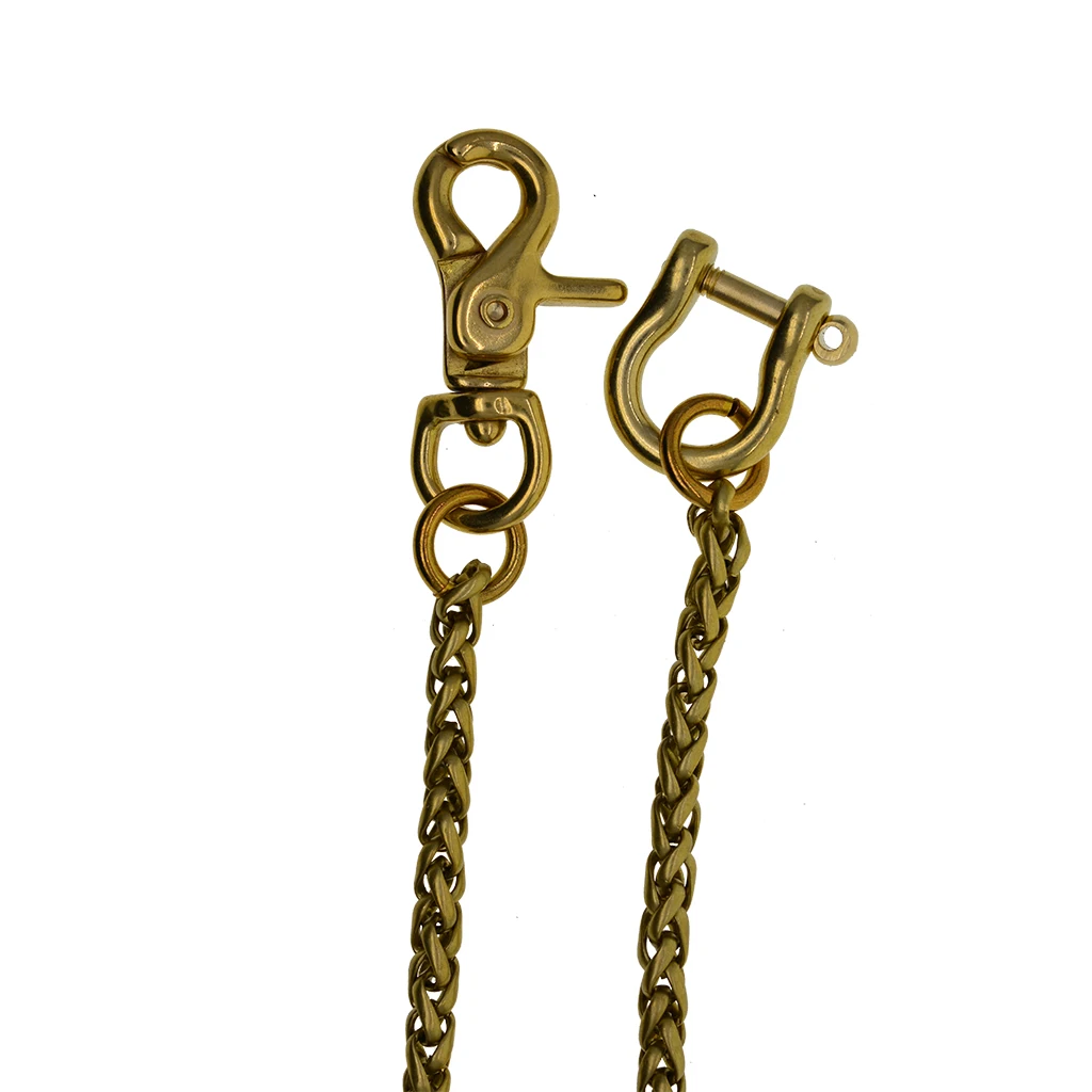 Винтажный кошелек из латуни цепочка для джинсов брюк змеиная D-скоба соединитель