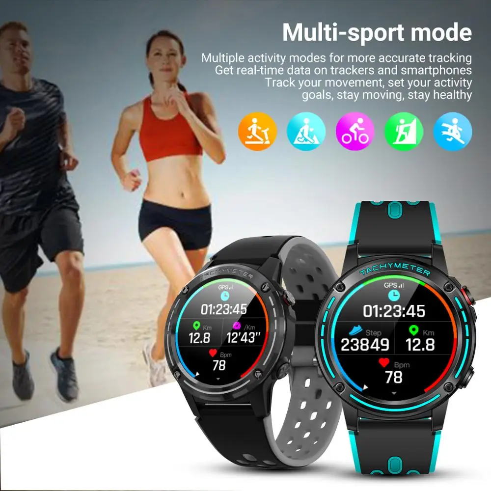 GANDLEY M6S Смарт часы для мужчин GPS SIM карта Smartwatch Android IOS поддержка компаса циферблат мониторинг сердечного
