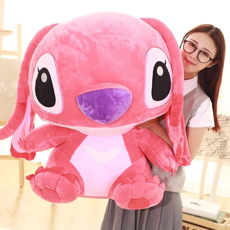 

48 CM Kawaii Stitch Long ears Plush toys Disney cute Dolls Soft Pillows for baby kids Dear person gift