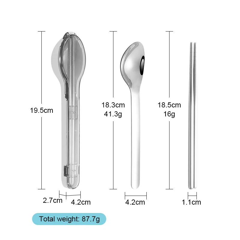2 шт. набор посуды и ложки для пикника |