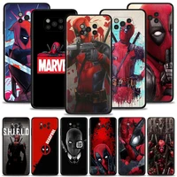 Deadpool Marvel Phone Case For Xiaomi POCO NFC Pro Cover for 11T 10T Pro Note Lite Civi Fundas