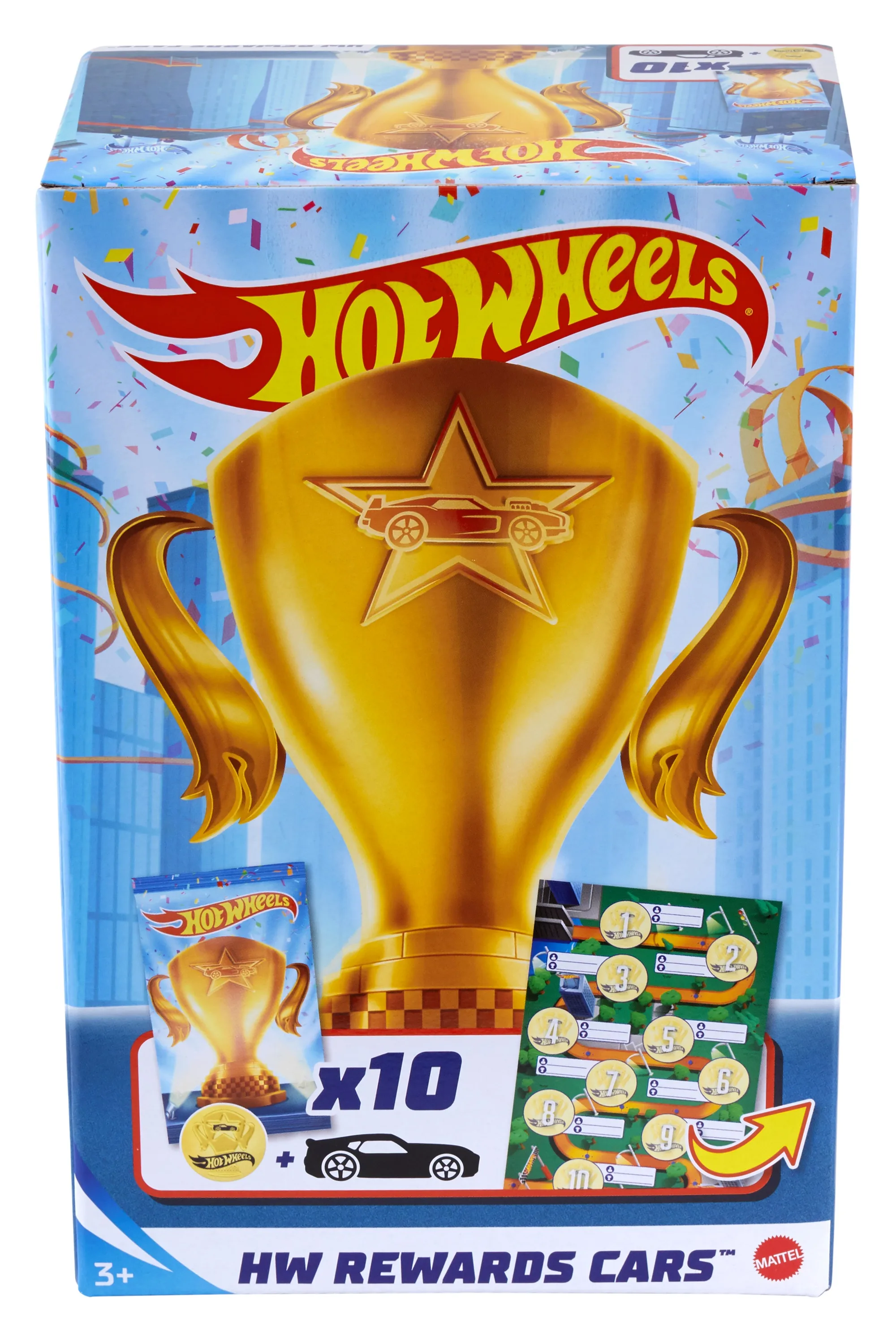 Набор машинок Hot Wheels коллекционные 10шт в мотивационном наборе GWN97 - купить по