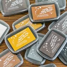 10*6,7 см Yuxian прямоугольный металлический Цветной чернильный блокнот мини-губка DIY штамп чернильный блокнот Канцтовары Школьные принадлежности