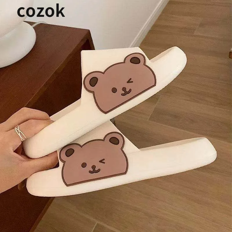 

2021 New Summer Thick Soled Slippers Women Indoor Home Sandals and Slippers Couples Slippers for Men and Women To Wear In Summer