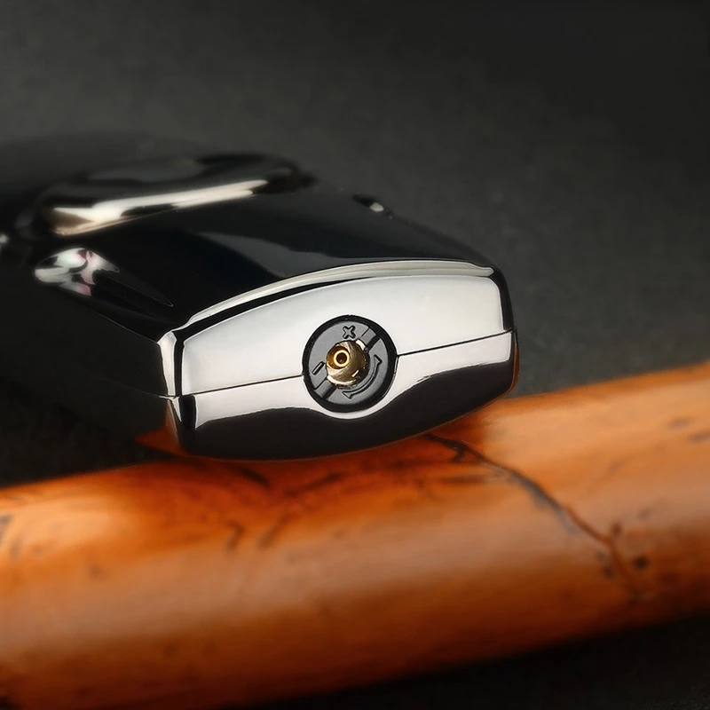 Крутой металлический Спиннер Gastolbo Зажигалка пламя струйная для Сигар аксессуар