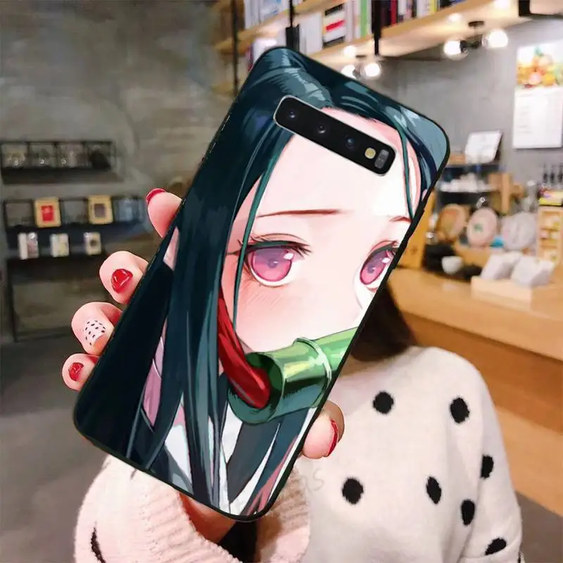 

Kamado Nezuko Kimetsu no Yaiba Demon Phone Case For Samsung galaxy S 7 8 9 10 20 edge A 6 10 20 30 50 51 70 note 10 plus