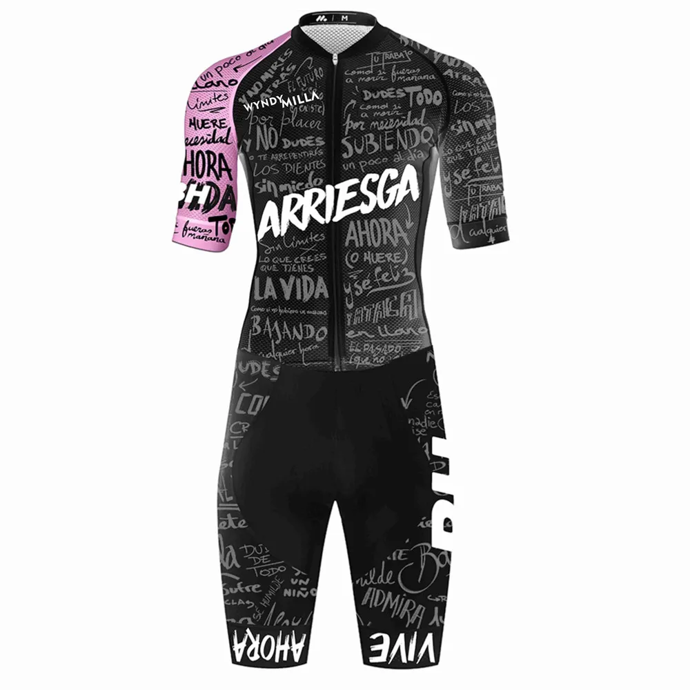 

Wyndymilla Equipacion Ciclismo Hombre Triathlon Summer Pro Team Bodysuit Short Sleeve tri kit Mountain Bike Men Cycling Skinsuit