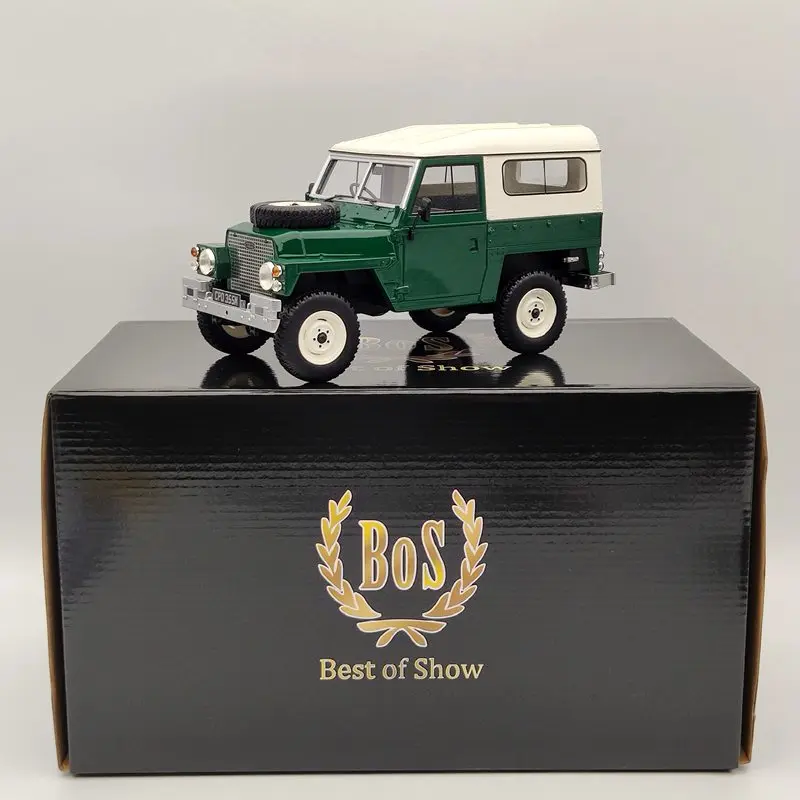 

BOS 1:18 Light weight Series III Hard Top Dark Green 1973 BOS355 Auto Toys Car Gift Collection Models