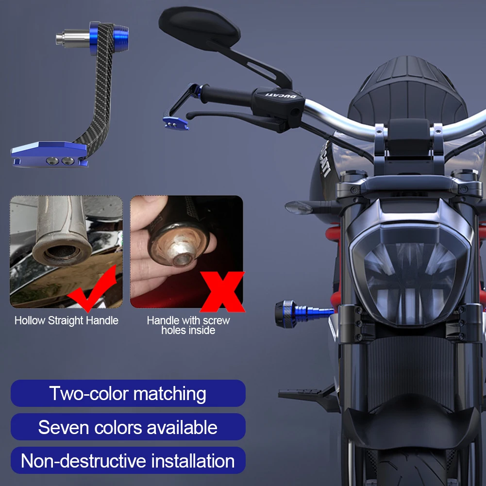 

A Pair Universal Carbon Fiber Handlebar Handle for Motocycle Bicycle Refitting