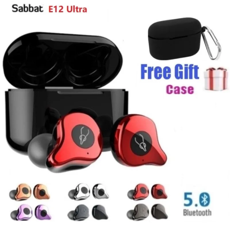 Sabbat E12 Ultra TWS Qualcomm Bluetooth v5.0 APTX наушники спортивные Hi Fi стерео с шумоподавлением