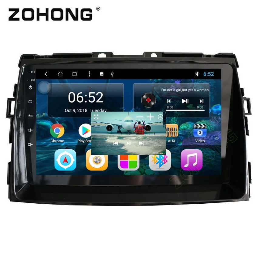 2.5D 9 дюймов PIP Octa Core 2G+ 32Gb Android для Toyota PREVIA/Estima/Tarago/Canarado dvd-плеер автомобиля радио gps Мультимедиа Навигация