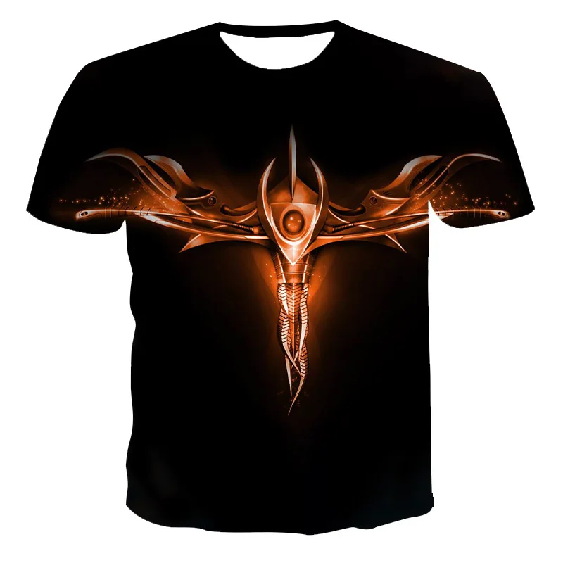 

2021 New Summer 3DPring T-ShirtColorfulMen's Short Sleeve Casual Cool Cartoon Fashion Large Size Tops Tee 110-6XL Customizable