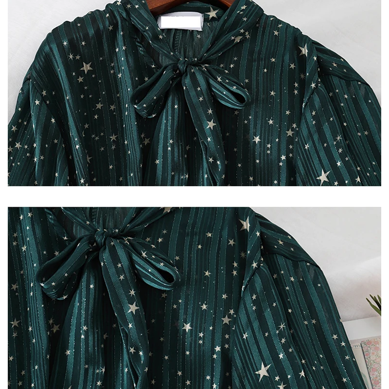 Женская блестящая блузка с люрексом рукавами-фонариками | одежда