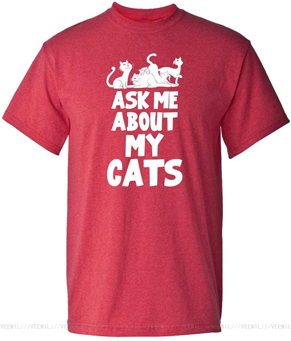 Спросите меня о моем кошки Китти пижамы с забавными животными Юмор Для мужчин