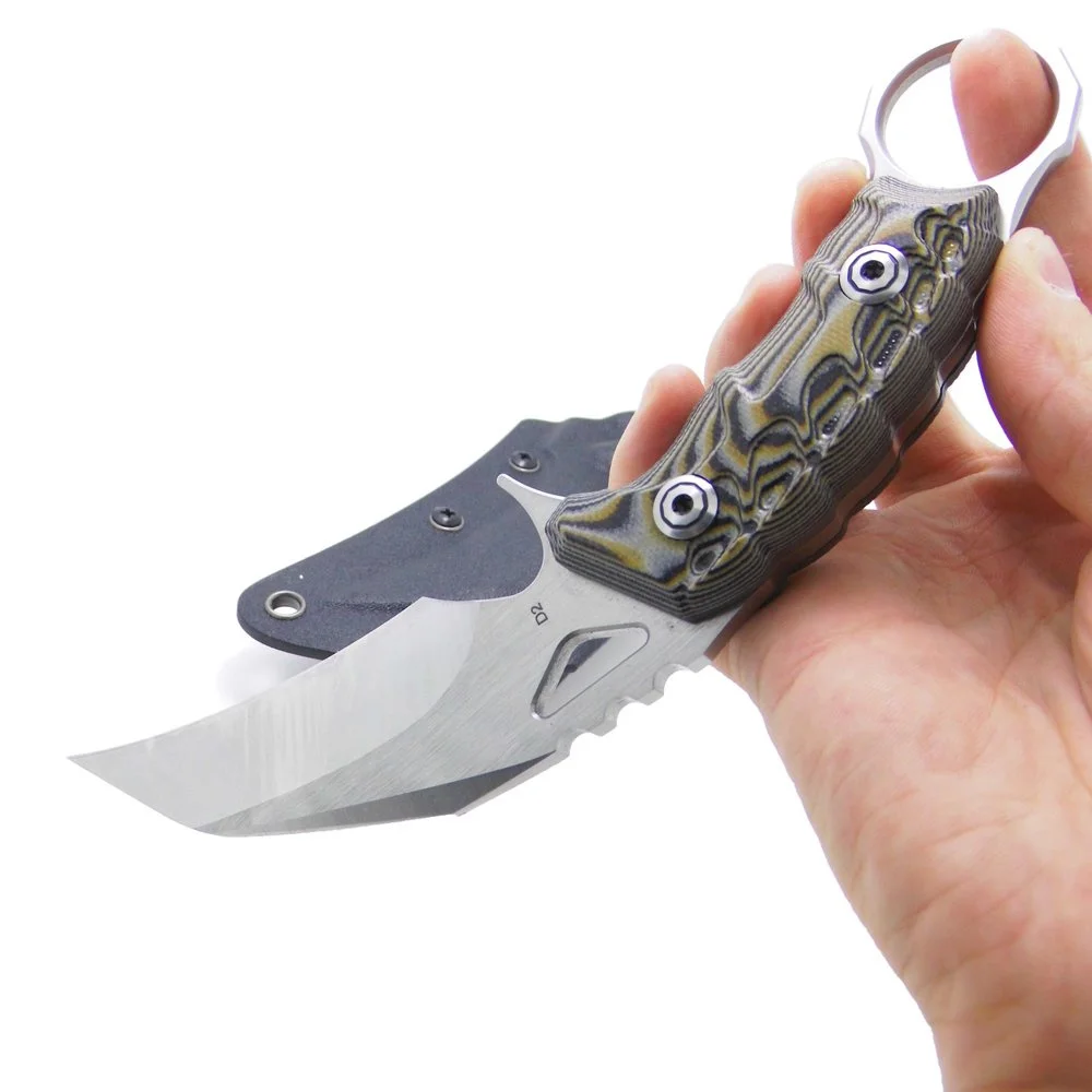 Тактический керамбит MASALONG боевой нож из стали для самообороны кемпинга охоты