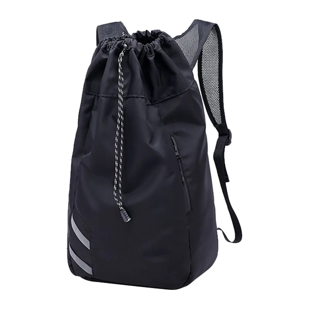 

Men Soccer Waterproof Travel Daypack Balls Basketball Backpack Fitness Drawstring Bucket Large Capacity Outdoor Sport School Bag