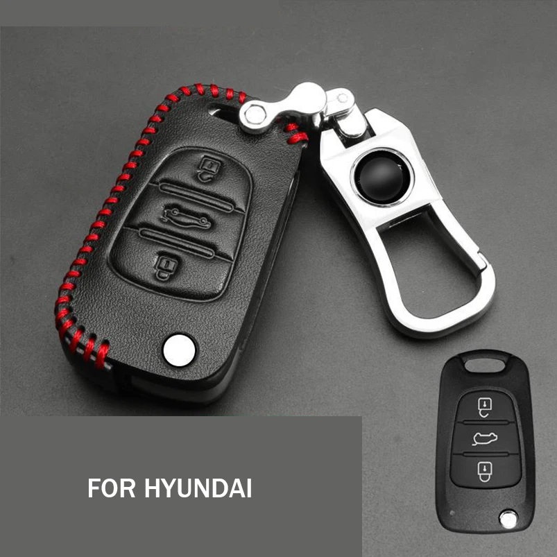 Флип чехол ручной работы из натуральной кожи для автомобильного ключа брелока