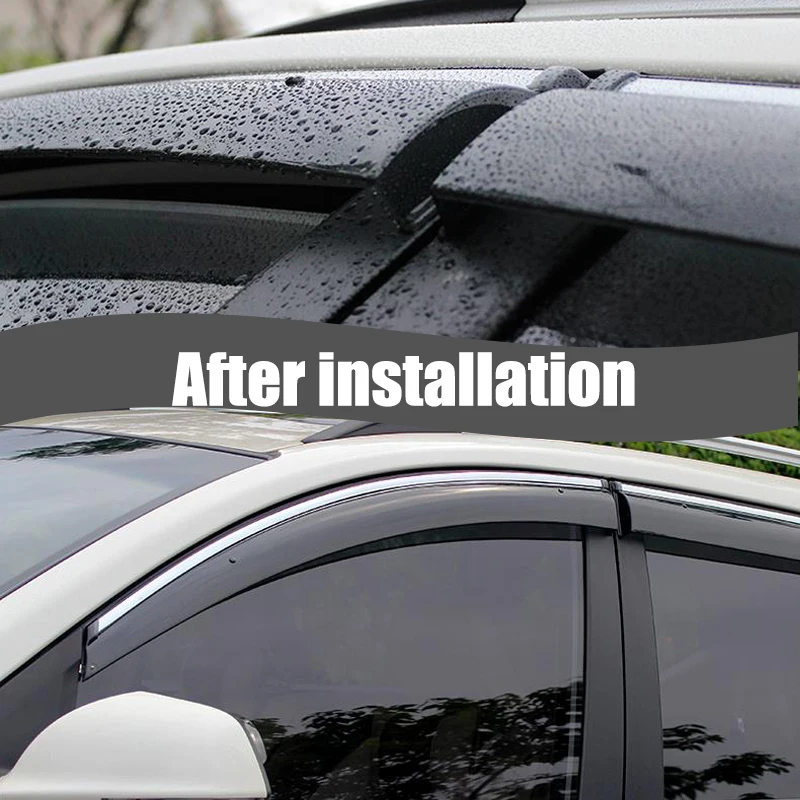 Для TOYOTA Land cruiser/prado/reiz/vios/yaris/vitz/Rain Guard/Guard Smoke Window Rain шторка 4 шт/1 комплект 2003-2013 |
