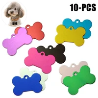 10pc pet dog id tag personalized puppy kittens name id tags multicolor anti lost cat dog id tag without engraving dogs supplies