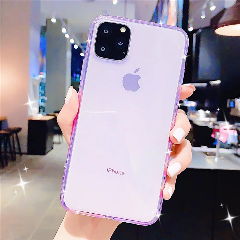 Lovebay чехол со стразами для телефона iPhone 11 Pro 6 6s 7 8 Plus X XR XS Макс 5 5S SE прозрачный