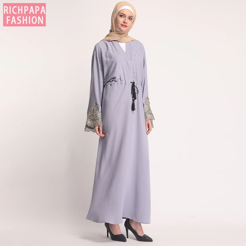 Бангладеш кафтан абайя Турция Катара Оман хиджаб мусульманское платье Абая для