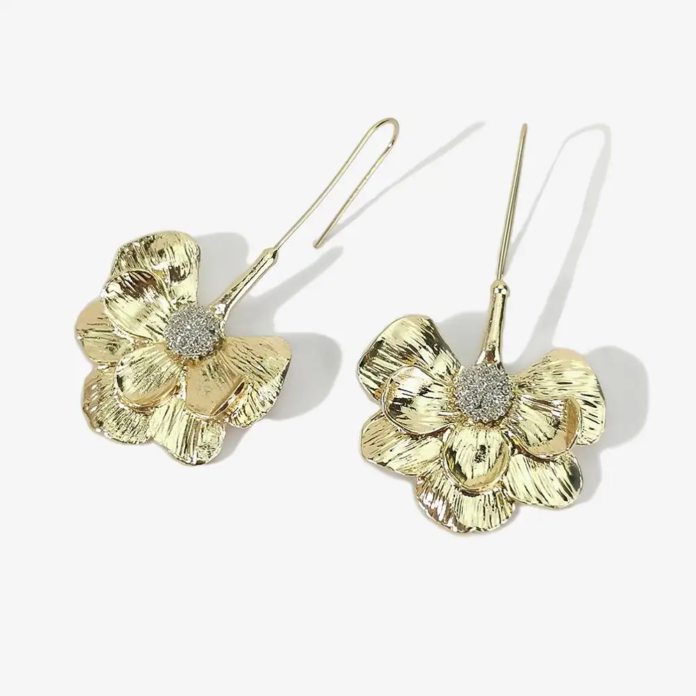 MANILAI из сплава в стиле бохо цветок висячие серьги для женщин винтажном