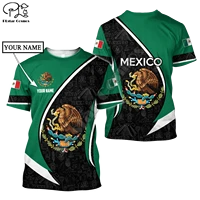 plstar cosmos national emblem mexico flag 3d printed summer t shirts short sleeve tee menwomen casual streetwear style 33